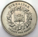 Gibraltar 25 Pensów 1977