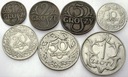 LOT 7 x 1 2 5 10 20 50 Gr 1 Zł 1923 1929 1938 1928
