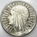 5 zł złotych 1934 Głowa kobiety, Polonia, babka