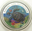 Palau 1 Dolar 1998 Marine Life Protection Żółw