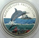Palau 1 Dolar 2000 Marine Life Protection Delfin