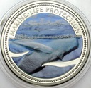 Palau 1 Dolar 2002 Marine Life Protection Wieloryb