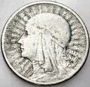 2 zł złote 1933 Głowa kobiety babka Polonia SREBRO