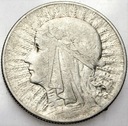 5 zł złotych 1933 Głowa kobiety, Polonia, babka
