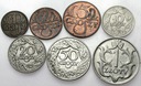LOT 7 x 1 2 5 10 20 50 gr 1 zł 196 1938 1939 1923