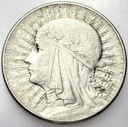 5 zł złotych 1933 Głowa kobiety, Polonia, babka