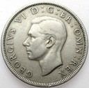Wielka Brytania 1/2 Korony 1947