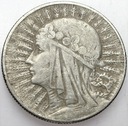5 zł złotych 1932 Głowa kobiety, Polonia, babka