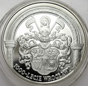 10 zł złotych 2000 1000 lecie Wrocławia