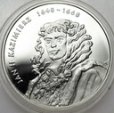 10 zł złotych 2000 Jan II Kazimierz POPIERSIE
