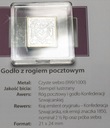 Znaczki Godło z rogiem pocztowym SREBRO Ag 999