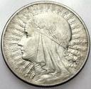 10 zł złotych 1932 Głowa kobiety, babka, Polonia
