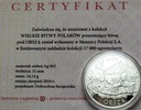 Wielkie Bitwy Polaków - Orsza SREBRO Ag 925