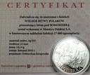 Wielkie Bitwy Polaków - Somosierra SREBRO Ag 925