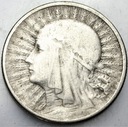 2 zł złote 1933 Głowa kobiety, Polonia SREBRO