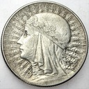 5 zł złotych 1934 Głowa kobiety, Polonia, babka
