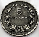 Grecja 5 Drachm 1930