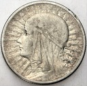 2 zł złote 1932 Głowa kobiety, Polonia SREBRO