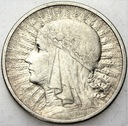 2 zł złote 1933 Głowa kobiety, Polonia SREBRO