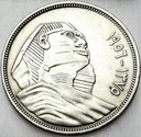 Egipt 20 Piastrów 1956 SREBRO