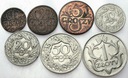 LOT 7 x 1 2 5 10 20 50 Gr 1 Zł 1939 1938 1923 1929