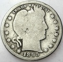 USA 1/4 Dolara Quarter Dollar 1895
