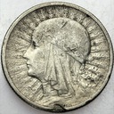 2 zł złote 1934 Głowa kobiety babka Polonia SREBRO