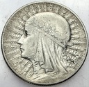5 zł złotych 1932 Głowa kobiety, Polonia, babka