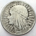 5 zł złotych 1933 Głowa kobiety, Polonia, babka