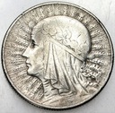 5 zł złotych 1933 Głowa kobiety, Polonia, babka
