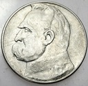 10 zł złotych 1935 Józef Piłsudski SREBRO