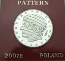 200 zł 1976 Olimpiada GŁOWA PRÓBA Ag RZADKA