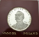 1000 złotych 1984 PRÓBA Ag Wincenty Witos RZADKA