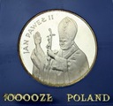10000 zł złotych 1987 Jan Paweł II SREBRO