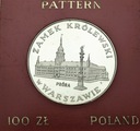 100 zł 1975 Zamek Królewski w Warszawie PRÓBA Ag