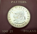 100 zł złotych 1977 PRÓBA AG Sienkiewicz w Lewo
