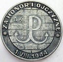 Medal AK Za Honor Ojczyznę Pokonani Niezwyciężeni