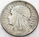 5 zł złotych 1933 Głowa kobiety, Polonia, babka