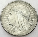 10 zł złotych 1932 Głowa kobiety, babka, Polonia