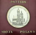 100 zł 1981 Kościół Mariacki w Krakowie PRÓBA Ag