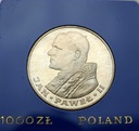 1000 zł złotych 1982 Jan Paweł II SREBRO