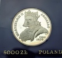 5000 zł 1989 Władysław Jagiełło POPIERSIE RZADKA