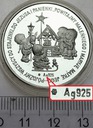 Medal Pójdźmy wszyscy do stajenki SREBRO Ag 925