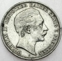 Niemcy 3 Marki Drei Mark 1909 A. Prusy