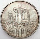 100000 zł złotych 1990 Solidarność TYP A SREBRO