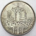 100000 zł złotych 1990 Solidarność TYP A SREBRO
