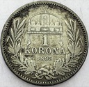 Austro-Węgry 1 korona 1895 SREBRO