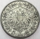 Austro-Węgry 5 koron 1900 Franciszek Józef SREBRO