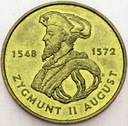 2 zł, złote 1996 Zygmunt II August