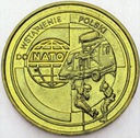 2 zł, złote 1999 Wstąpienie Polski do NATO